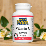 Natural Factors Time Release Vitamin C 1000mg, 90 Ct