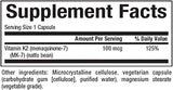 Natural Factors Vitamin K2, 60 Ct