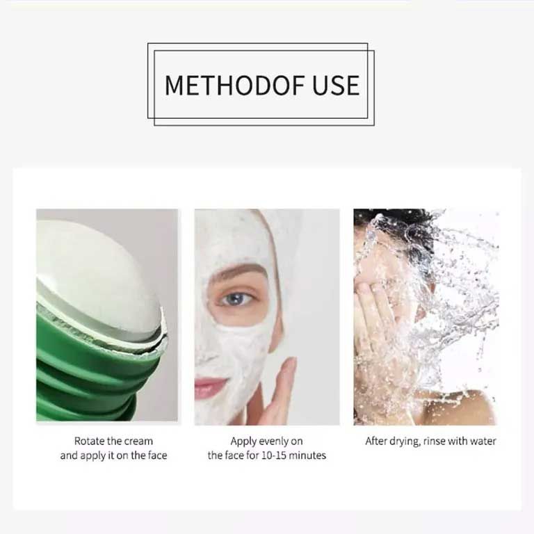 Natural Green Mask Stick For Face Hydrating