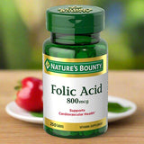Nature's Bounty Folic Acid 800 mcg (250 Ct)