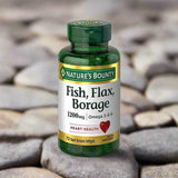 Nature's Bounty Omega 3-6-9 Fish Flax Borage 1200mg 72 Ct