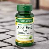 Nature's Bounty Aloe Vera Gel 5000mg, 100 Softgels