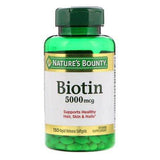 Nature's Bounty Biotin 5000 mcg