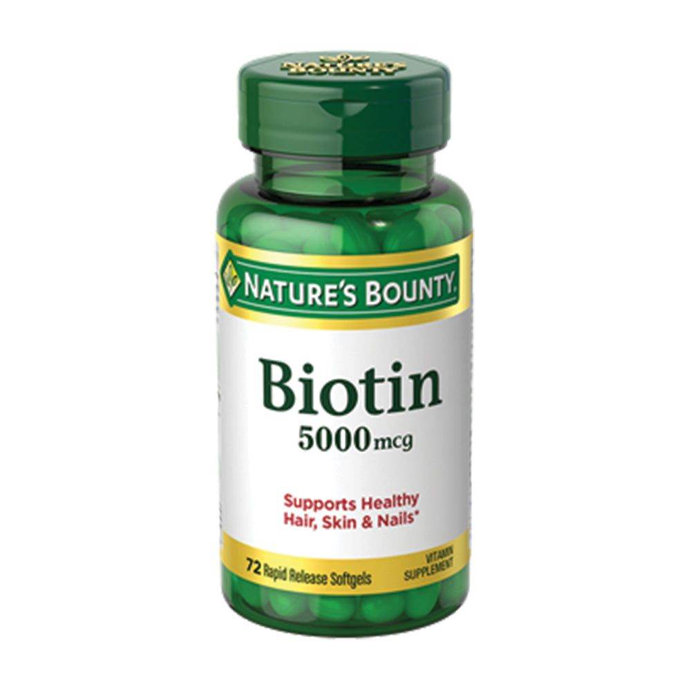 Nature's Bounty Biotin 5000 mcg
