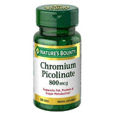 Nature's Bounty Chromium Picolinate 800mcg, 50 Ct