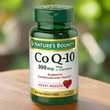 Nature's Bounty CoQ10 100mg Plus L-Carnitine, 60 Ct