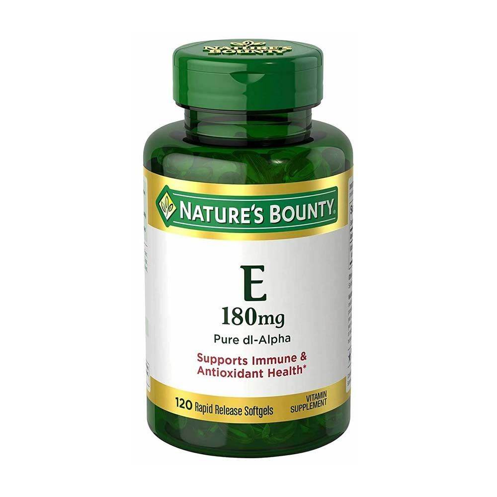 Nature's Bounty E 180mg 120 Softgels