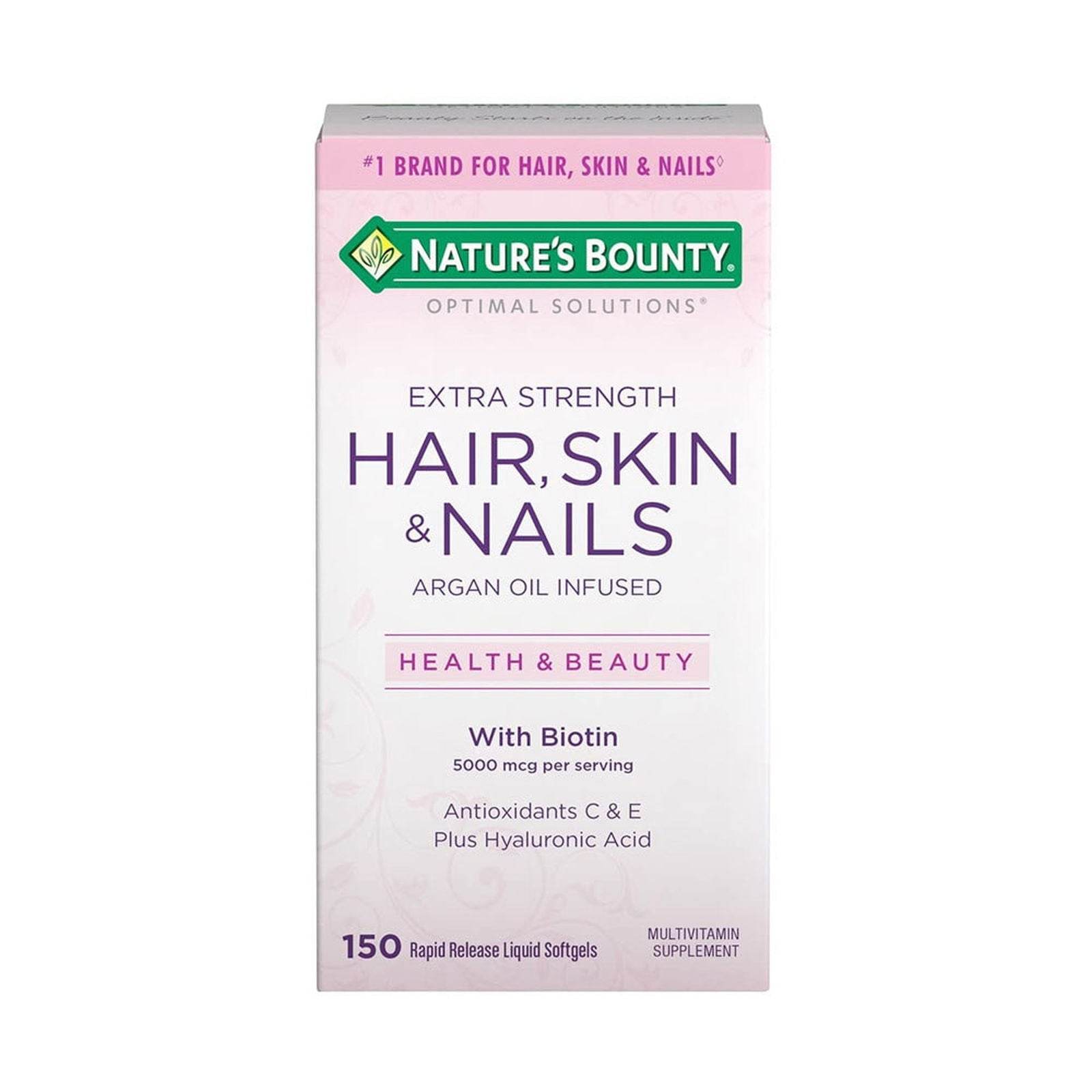 Nature's Bounty Hair, Skin & Nails Extra Strength 150 Softgels