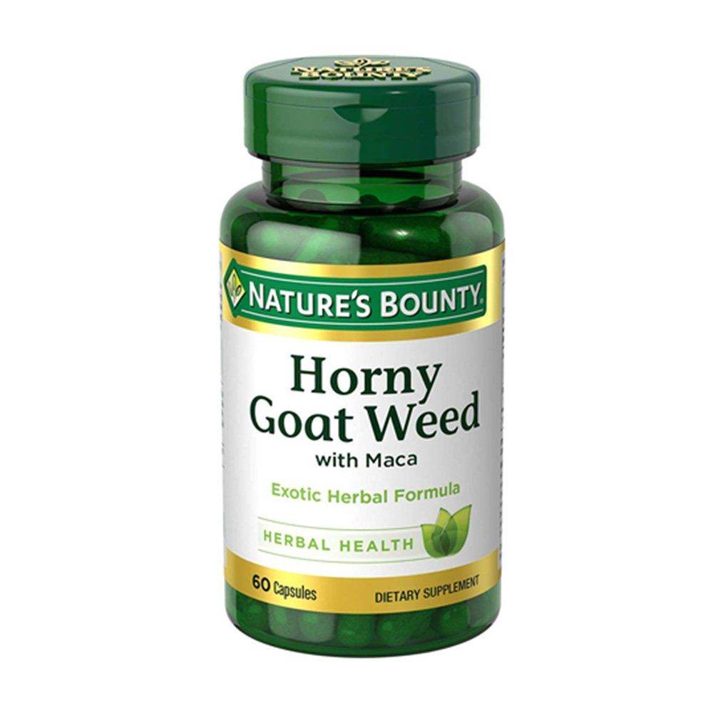 Nature's Bounty Horny Goat Weed with Maca 60 Capsules