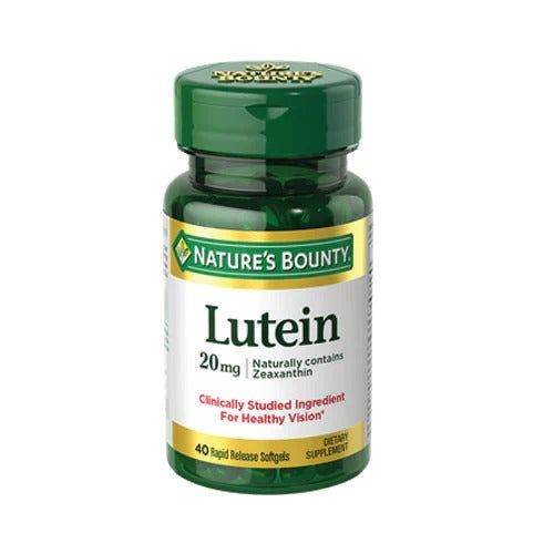 Nature's Bounty Lutein 20mg 40 Ct