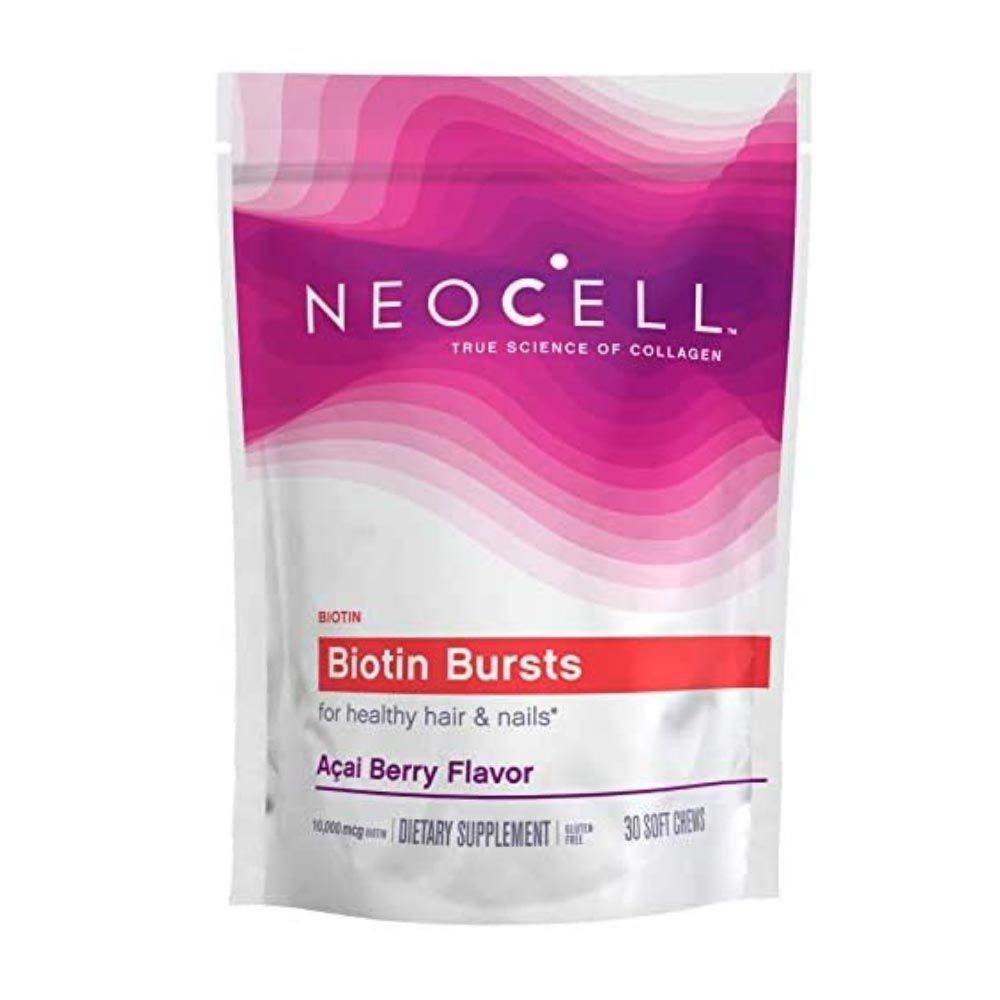 NeoCell Biotin Bursts Acai Berry Flavor 10000mcg 30ct