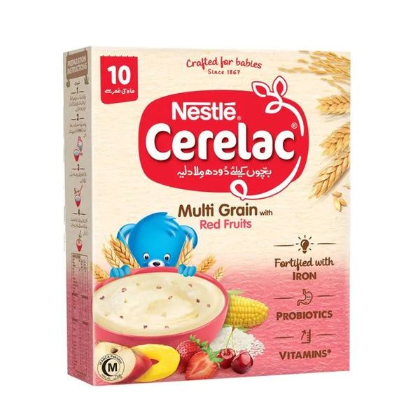 Nestle Cerelac Multi Grain with Red Fruits, 175g