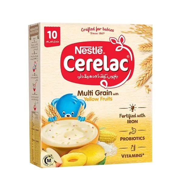 Nestle Cerelac Multi Grain with Yellow Fruits, 175g
