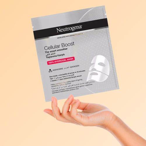 Neutrogena Cellular Boost The Smart Smoother 100% Hydrogel Mask 30Ml
