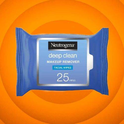 Neutrogena Makeup Remover Facial Wipes Deep Clean Pack Of 25 Wipes