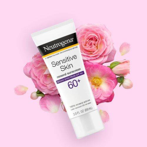 Neutrogena Sensitive Skin Mineral Sunscreen Broad Spectrum Spf 60+ 88Ml