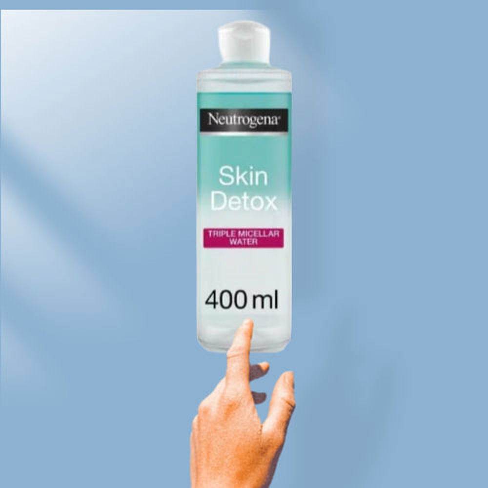 Neutrogena Skin Detox Triple Micellar Water Cleanser – 400ml