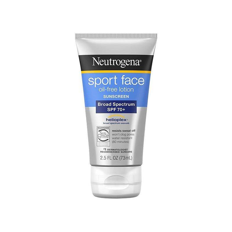 Neutrogena Sport Face Oil Free Sunscreen Broad Spectrum Spf 70+ 73Ml