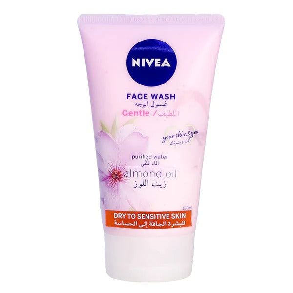 Nivea Gentle Almond Oil Face Wash, 150ml