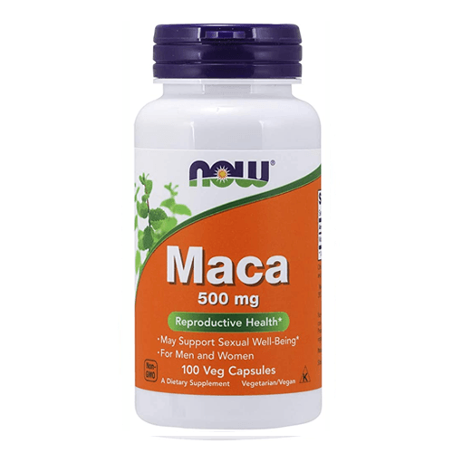 Now Maca 500mg 100 Veg Capsules