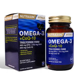 Nutraxin Omega 3 + Coq10 60 Softgels