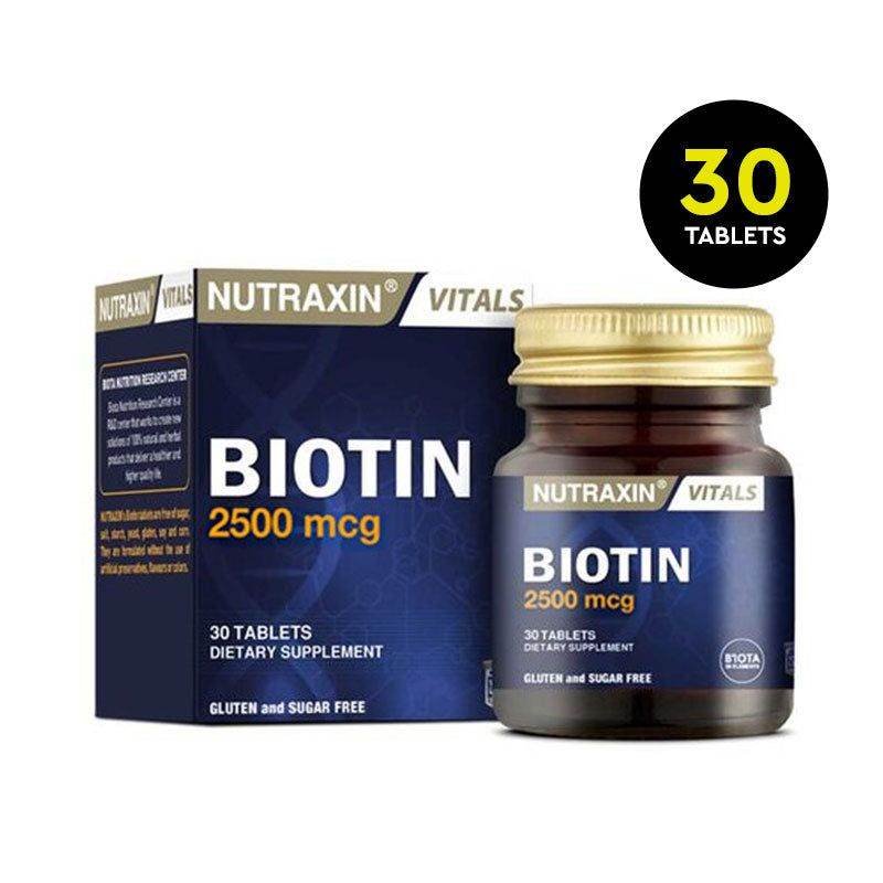 Nutraxin Biotin 2500mcg 30 CT