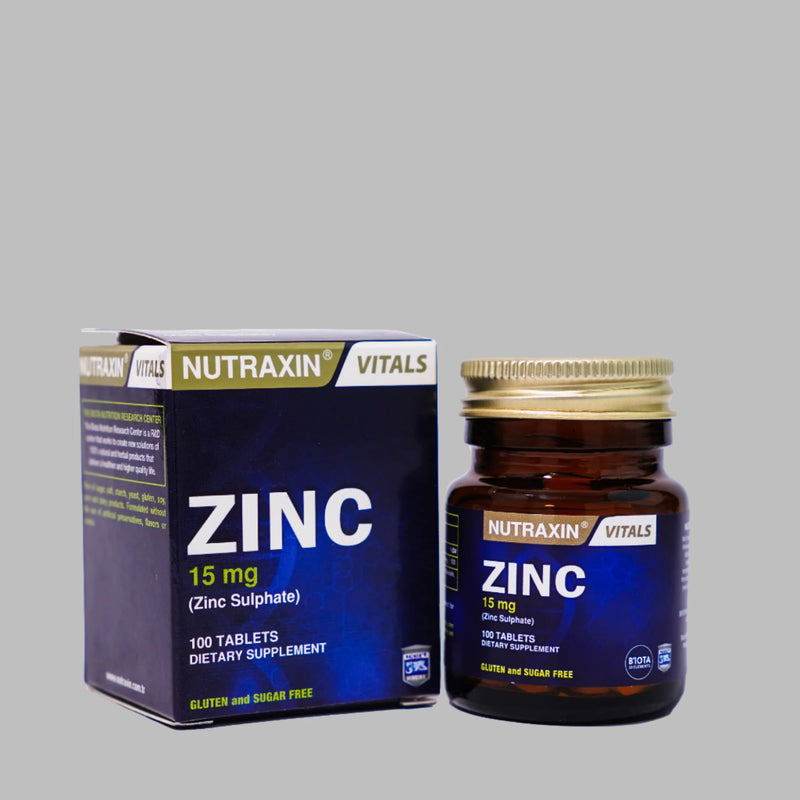 Nutraxin Zinc Sulphate 15mg