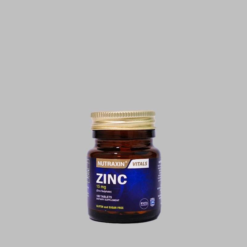 Nutraxin Zinc Sulphate 15mg