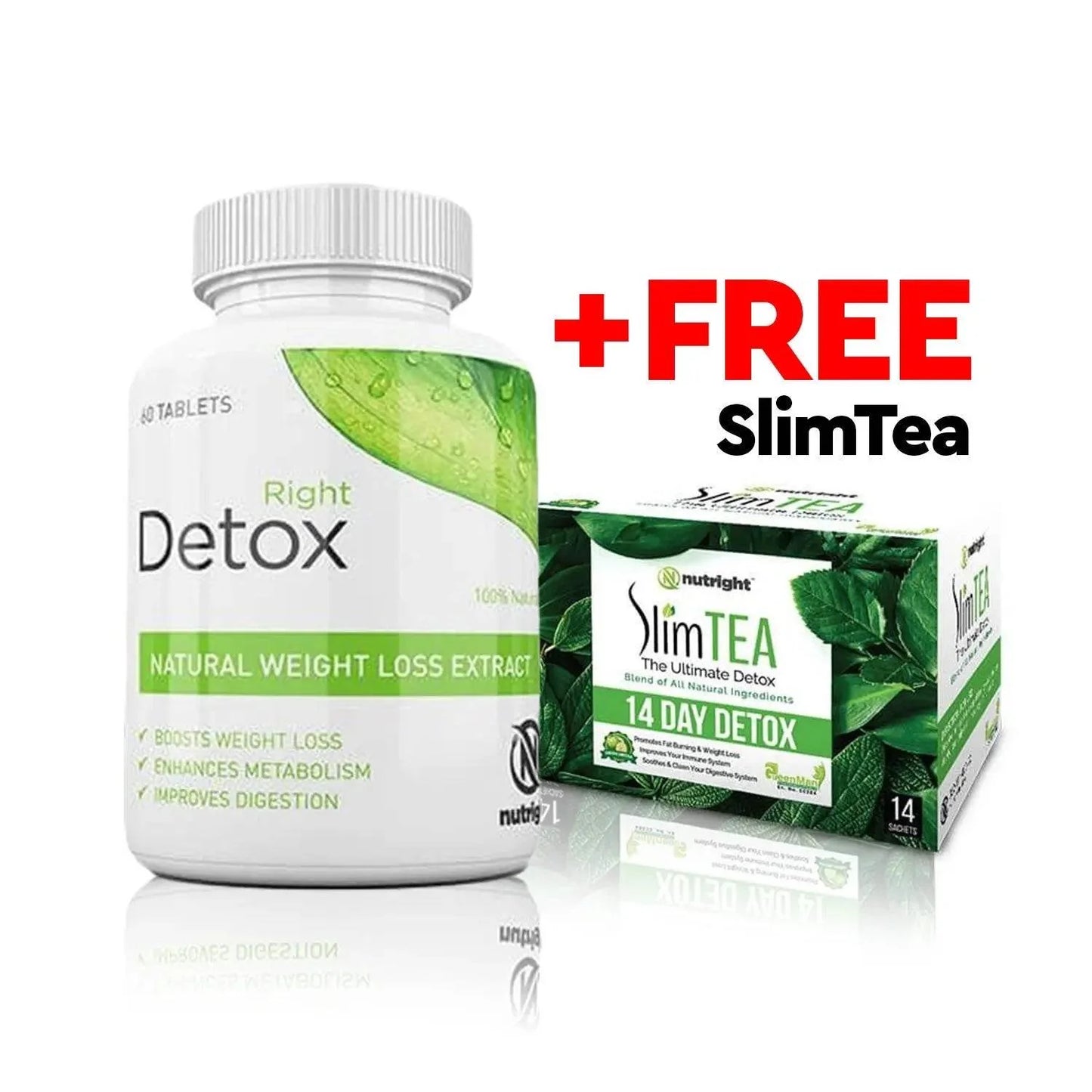 Nutright Right Detox + FREE SlimTea