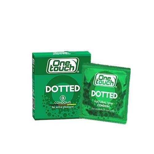 One Touch Dotted Condoms 3Ct