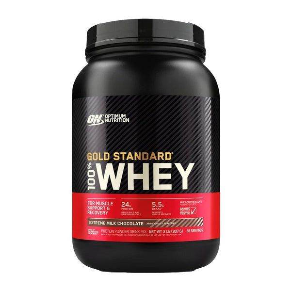 Optimum Nutrition Gold Standard 100% Whey Protein, Extreme Milk Chocolate (2 lbs)
