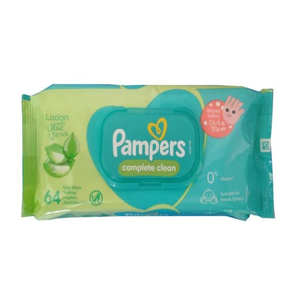 Pampers Complete Clean Baby Wipes, 64 Ct
