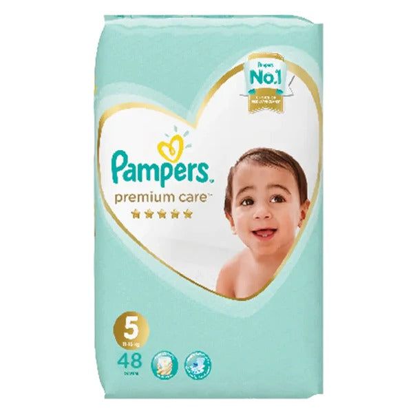 Pampers Premium Care Diapers Size 5, 48 Ct