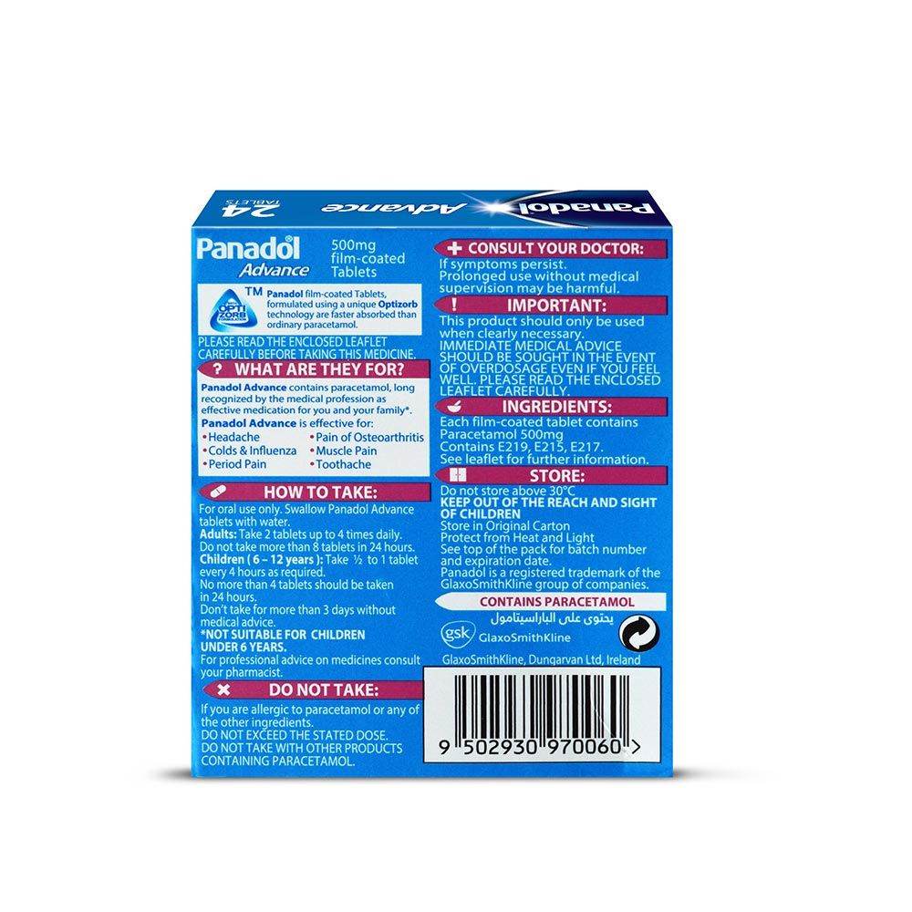 Panadol Advance Tablets 24ct