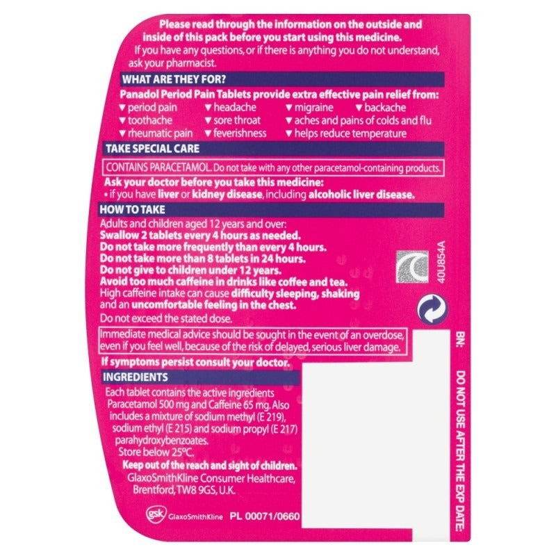 Panadol Period Pain Tablets | Soothe Menstrual Pain Quickly