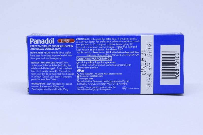 Panadol Sinus Tablets 24ct