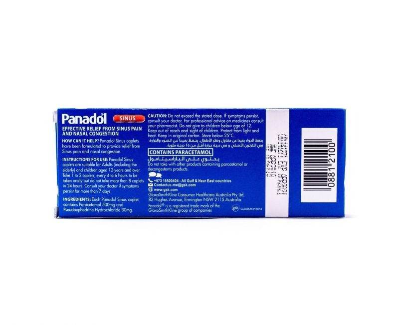 Panadol Sinus Tablets 24ct