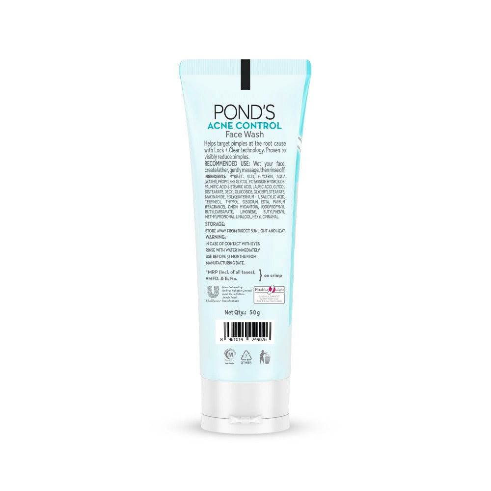 Pond's Acne Control Face Wash, 50g