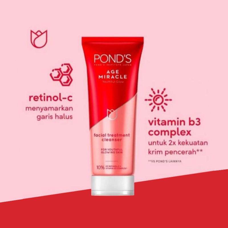 Pond's Age Miracle Facial Cleanser, 100g