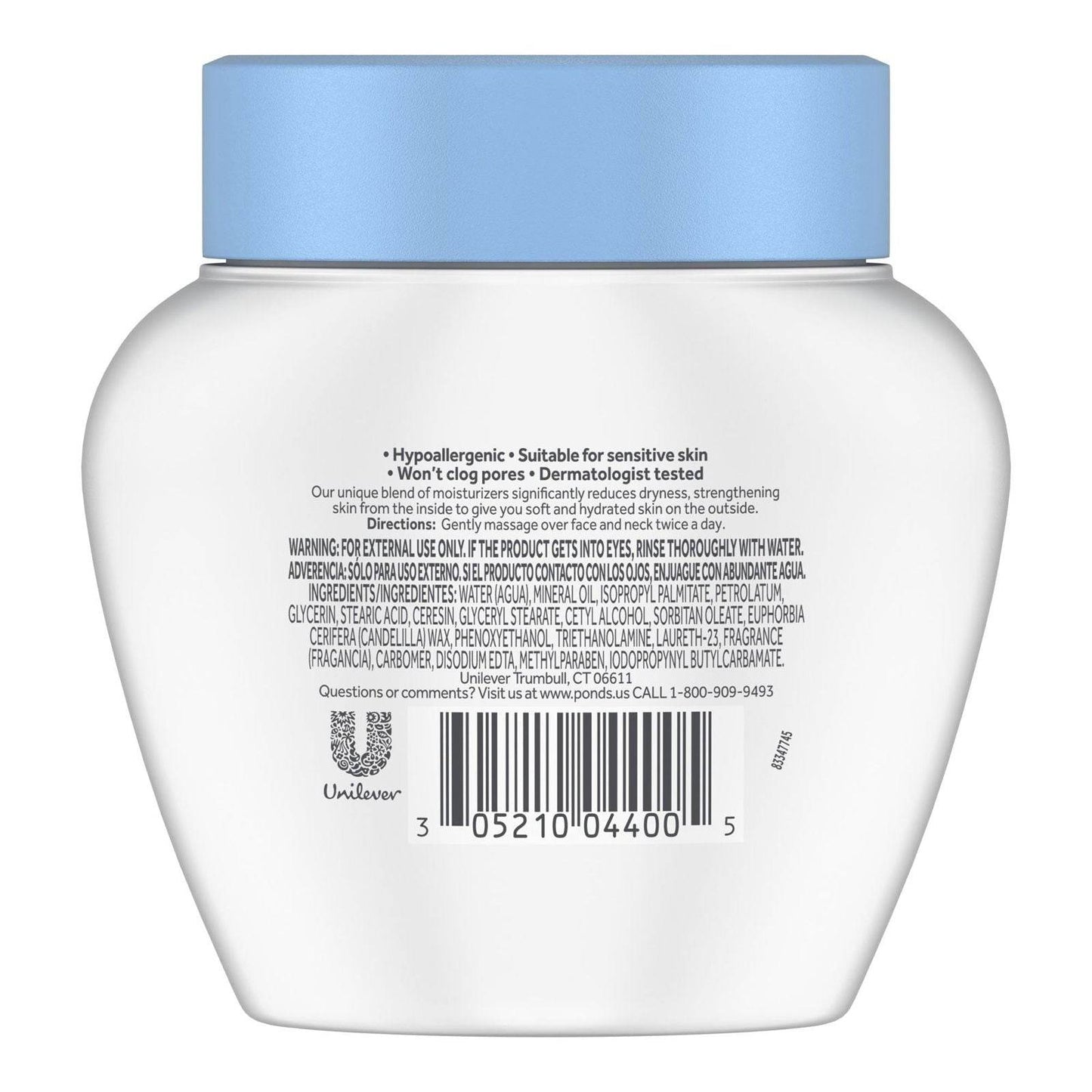 Pond's Rich Hydration Dry Skin Cream, 184g
