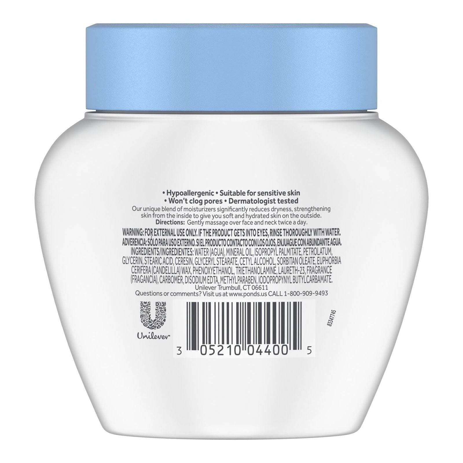 Pond's Rich Hydration Dry Skin Cream, 184g