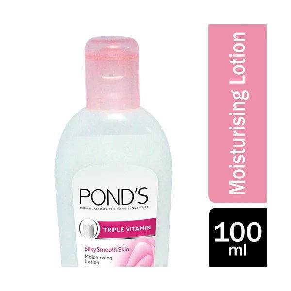 Pond's Triple Vitamin Silky Smooth Skin Moisturising Lotion, 100ml