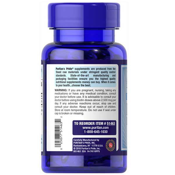 Puritan's Pride Biotin 10,000 mcg