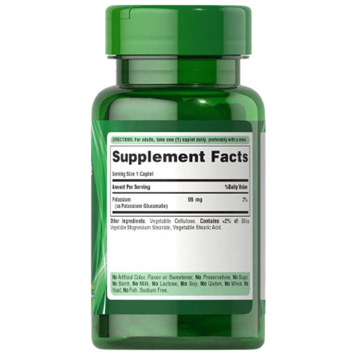 Puritan's Pride Chelated Potassium 99mg 100capsules