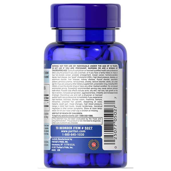 Puritan's Pride DHEA 50mg, 100 Ct