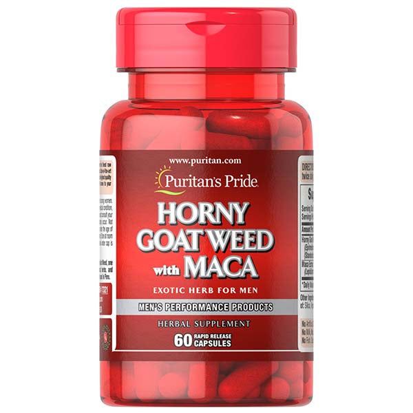 Puritan's Pride Horny Goat with Maca, 60 Ct