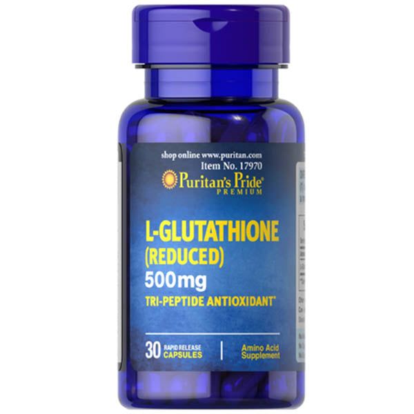 Puritan's Pride L-Glutathione (Reduced) 500mg, 30Ct