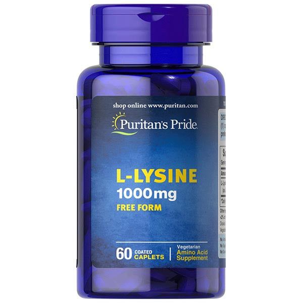 Puritan's Pride L-Lysine 1000mg, 60 Ct