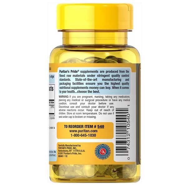 Puritan's Pride Naturally Sourced E-268mg 400iu 100ct