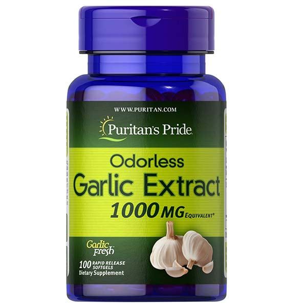 Puritan's Pride Odorless Garlic Extract 1000mg, 100 Ct